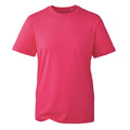 Hot Pink - Front - Anthem Mens Short Sleeve T-Shirt