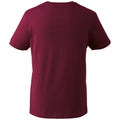 Burgundy - Back - Anthem Mens Short Sleeve T-Shirt
