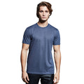 Navy Marl - Front - Anthem Mens Short Sleeve T-Shirt