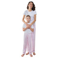 White-Heather Grey - Back - Towel City Childrens-Kids Long Pyjamas