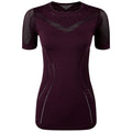 Mulberry - Front - TriDri Womens-Ladies TriDri 3D Fit Seamless Sports Top