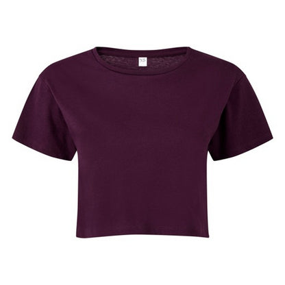 Mulberry - Front - TriDri Womens-Ladies TriDri Crop Top