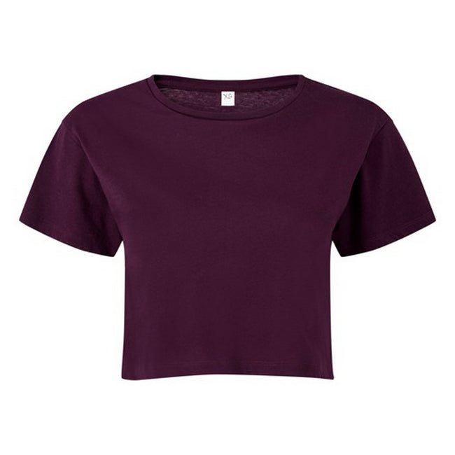 Mulberry - Front - TriDri Womens-Ladies TriDri Crop Top