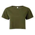 Olive - Front - TriDri Womens-Ladies TriDri Crop Top