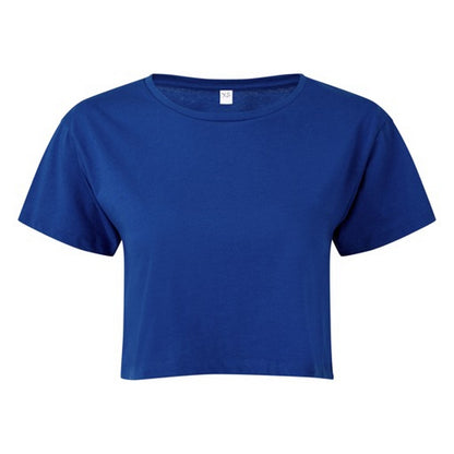 Royal - Front - TriDri Womens-Ladies TriDri Crop Top