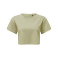 Sage Green - Front - TriDri Womens-Ladies TriDri Crop Top