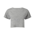 Heather Grey - Back - TriDri Womens-Ladies TriDri Crop Top