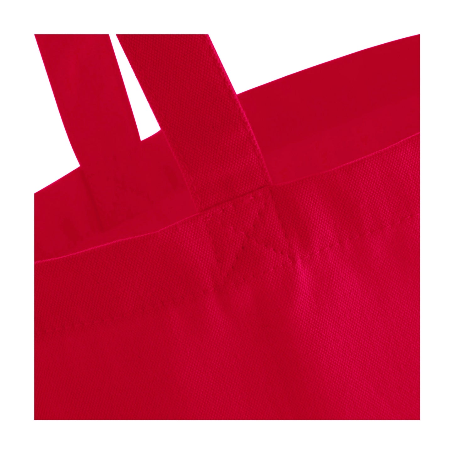 Classic Red - Back - Westford Mill Organic Premium Cotton Maxi Tote