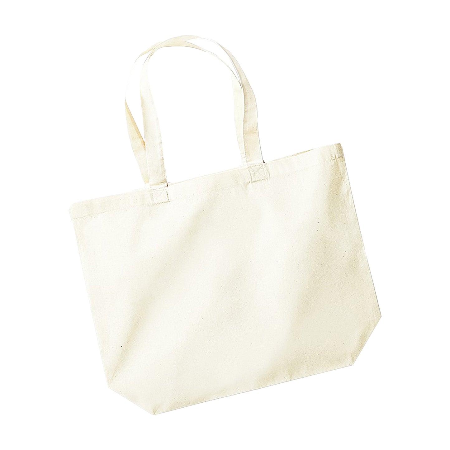 Natural - Front - Westford Mill Organic Premium Cotton Maxi Tote
