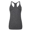 Black Melange - Back - TriDri Womens-Ladies Seamless 3D Fit Sculpt Vest