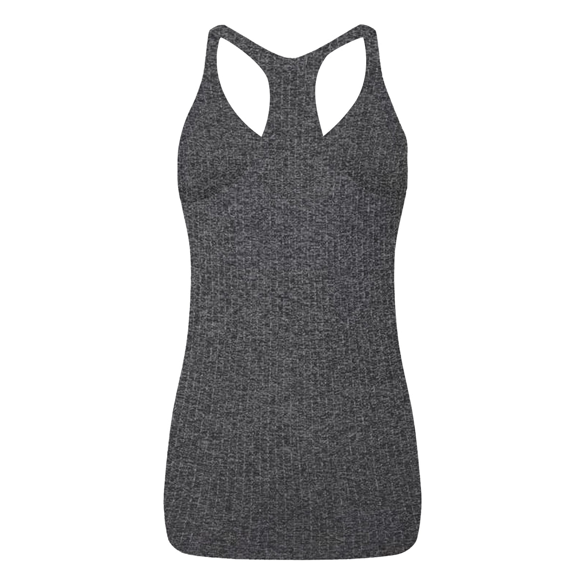 Black Melange - Back - TriDri Womens-Ladies Seamless 3D Fit Sculpt Vest