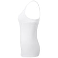 White - Side - TriDri Womens-Ladies Seamless 3D Fit Sculpt Vest