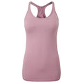 Mauve - Front - TriDri Womens-Ladies Seamless 3D Fit Sculpt Vest