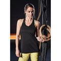 Jet Black-Black - Back - AWDis Just Cool Womens-Ladies Smooth Workout Vest
