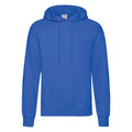 Royal Blue - Front - Fruit Of The Loom Unisex Adults Classic Hooded Sweatshirt