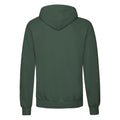 Bottle Green - Back - Fruit Of The Loom Unisex Adults Classic Hooded Sweatshirt