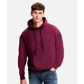 Burgundy - Back - Fruit Of The Loom Unisex Adults Classic Hooded Sweatshirt