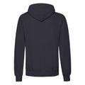 Deep Navy - Back - Fruit Of The Loom Unisex Adults Classic Hooded Sweatshirt