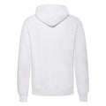 White - Back - Fruit Of The Loom Unisex Adults Classic Hooded Sweatshirt