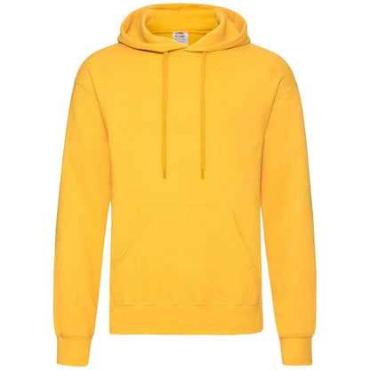 Sunflower - Front - Fruit Of The Loom Unisex Adults Classic Hooded Sweatshirt