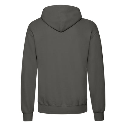 Light Graphite - Back - Fruit Of The Loom Unisex Adults Classic Hooded Sweatshirt