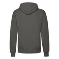 Light Graphite - Back - Fruit Of The Loom Unisex Adults Classic Hooded Sweatshirt