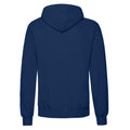 Navy - Back - Fruit Of The Loom Unisex Adults Classic Hooded Sweatshirt