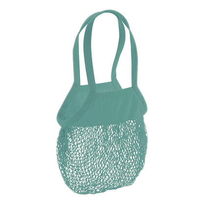 Sage Green - Front - Westford Mill Organic Cotton Mesh Grocery Bag