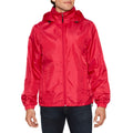 Red - Back - Gildan Hammer Adults Unisex Windwear Jacket