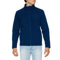 Navy - Back - Gildan Adults Unisex Hammer Softshell Jacket
