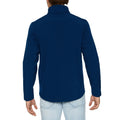 Navy - Side - Gildan Adults Unisex Hammer Softshell Jacket