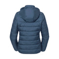 French Navy - Back - Russell Adults Unisex Hooded Nano Jacket