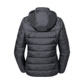 Black - Back - Russell Adults Unisex Hooded Nano Jacket