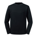 Black - Front - Russell Adults Unisex Pure Organic Reversible Sweatshirt