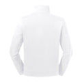 White - Back - Russell Mens Authentic Quarter Zip Sweatshirt