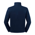 French Navy - Back - Russell Mens Authentic Quarter Zip Sweatshirt