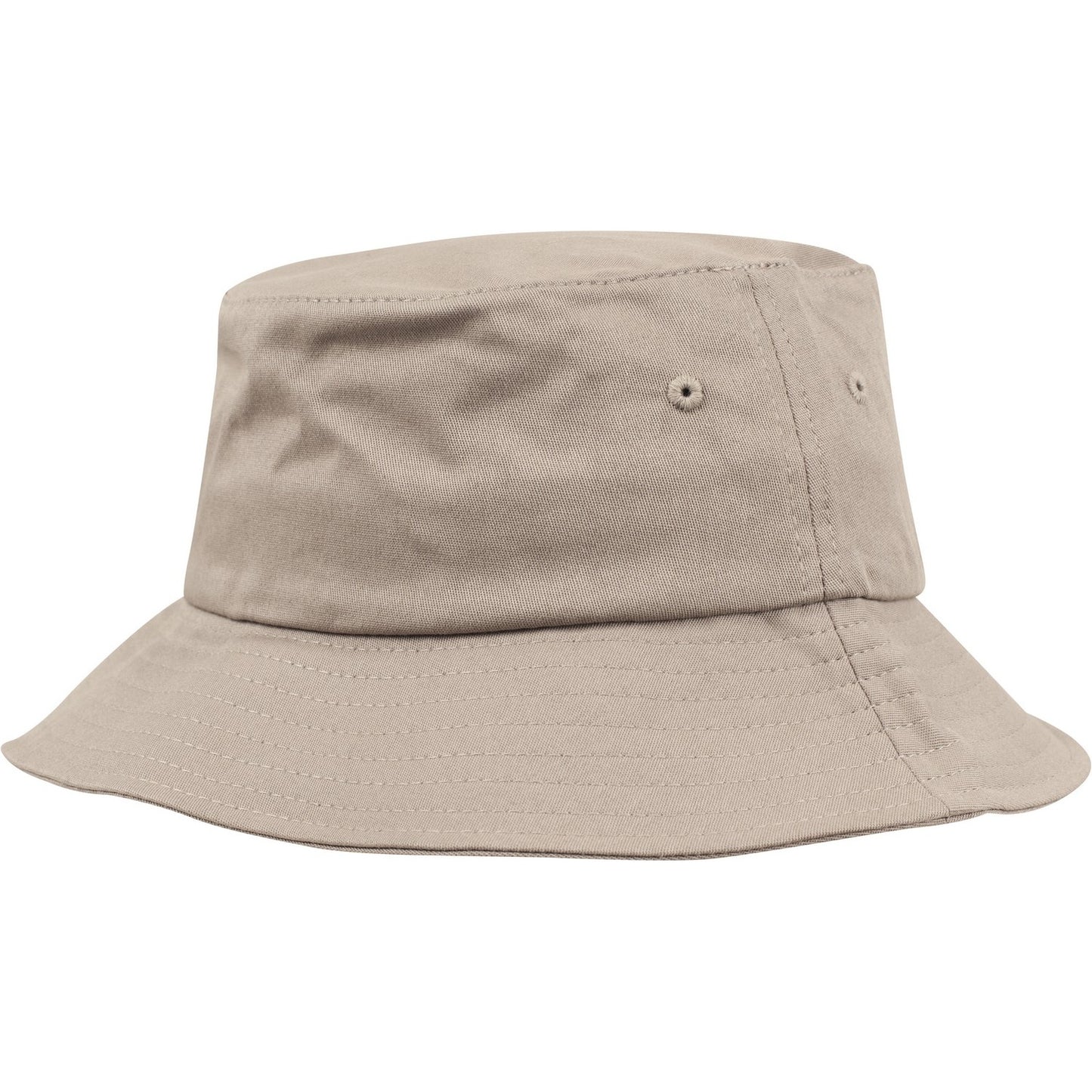 Khaki - Front - Flexfit By Yupoong Adults Unisex Cotton Twill Bucket Hat