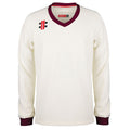 Ivory-Maroon - Front - Gray-Nicolls Childrens-Kids Pro Performance Sweater