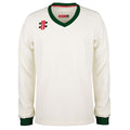 Ivory-Green - Front - Gray-Nicolls Childrens-Kids Pro Performance Sweater
