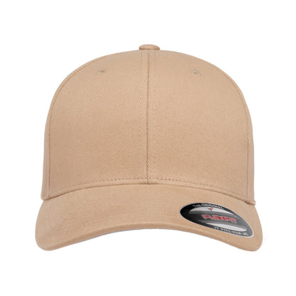 Khaki - Pack Shot - Flexfit By Yupoong Brushed Twill Cap
