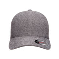 Dark Heather Grey - Front - Flexfit By Yupoong Flexfit Melange Cap