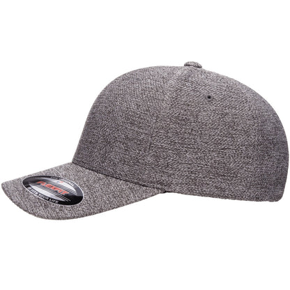 Dark Heather Grey - Side - Flexfit By Yupoong Flexfit Melange Cap