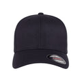 Dark Navy - Front - Flexfit By Yupoong Wool Blend Baseball Cap