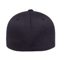 Dark Navy - Back - Flexfit By Yupoong Wool Blend Baseball Cap