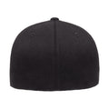 Black - Back - Flexfit By Yupoong Wool Blend Baseball Cap