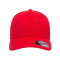 Red - Front - Flexfit By Yupoong Wool Blend Baseball Cap