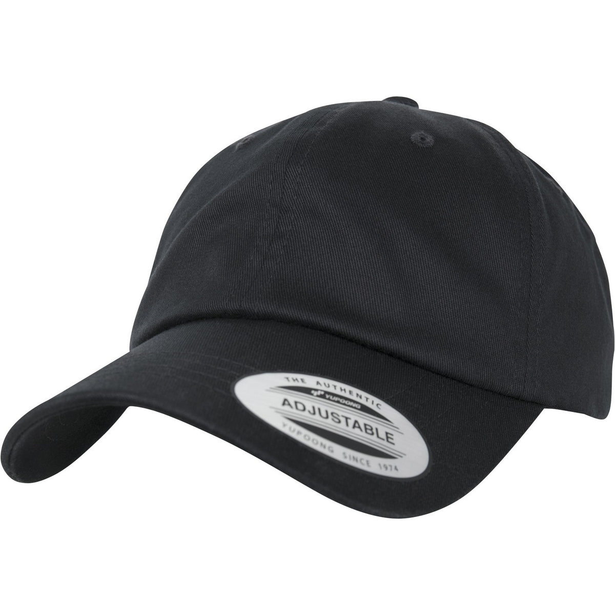 Black - Front - Flexfit By Yupoong Low Profile Organic Cotton Cap
