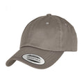 Pale Grey - Front - Flexfit By Yupoong Low Profile Organic Cotton Cap