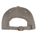 Pale Grey - Back - Flexfit By Yupoong Low Profile Organic Cotton Cap