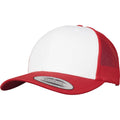 Red-White-Red - Front - Flexfit By Yupoong Retro Trucker Coloured Front Cap